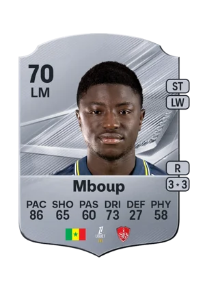 Mboup - 70 - Rare EA FC 27 card