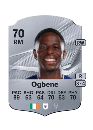 Ogbene - 70 - Rare EA FC 27 card