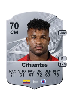 Cifuentes - 70 - Rare EA FC 27 card