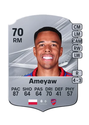 Ameyaw - 70 - Rare EA FC 27 card