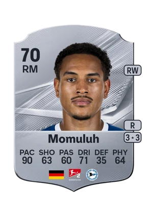 Momuluh - 70 - Rare EA FC 27 card