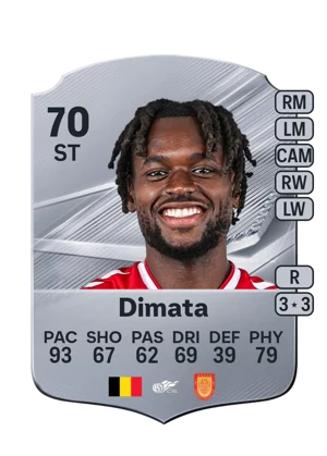 Dimata - 70 - Rare EA FC 27 card