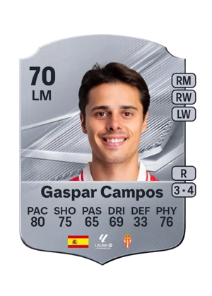 Gaspar Campos - 70 - Rare EA FC 27 card