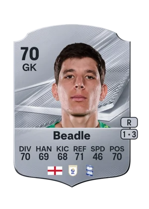 Beadle - 70 - Rare EA FC 27 card