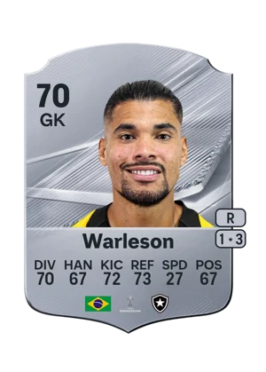 Warleson - 70 - Rare EA FC 27 card