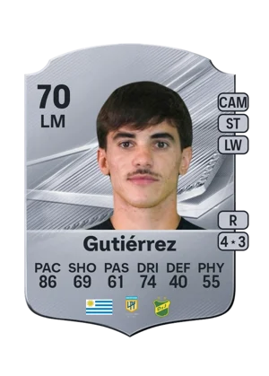 Gutiérrez - 70 - Rare EA FC 27 card