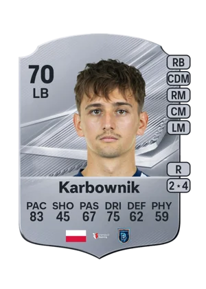 Karbownik - 70 - Rare EA FC 27 card