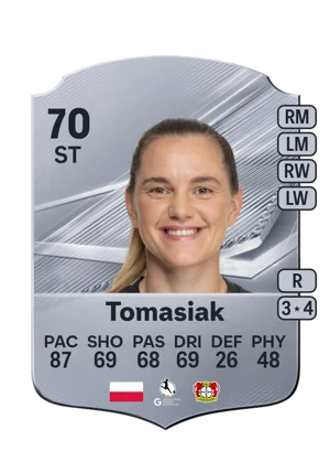 Tomasiak - 70 - Rare EA FC 27 card