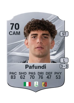 Pafundi - 70 - Rare EA FC 27 card