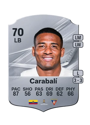 Carabalí - 70 - Rare EA FC 27 card