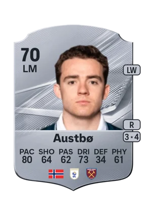 Austbø - 70 - Rare EA FC 27 card