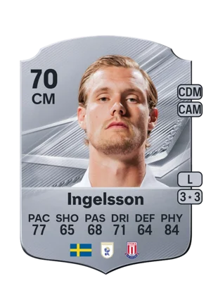 Ingelsson - 70 - Rare EA FC 27 card
