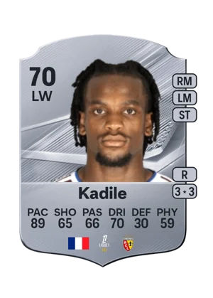 Kadile - 70 - Rare EA FC 27 card