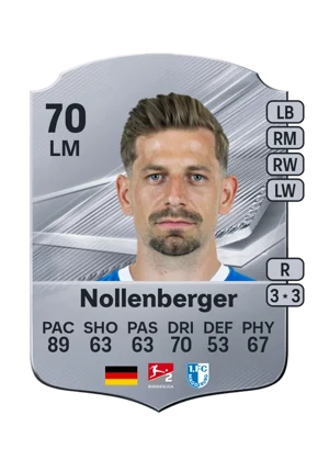 Nollenberger - 70 - Rare EA FC 27 card