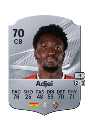 Adjei - 70 - Rare EA FC 27 card