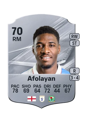 Afolayan - 70 - Rare EA FC 27 card