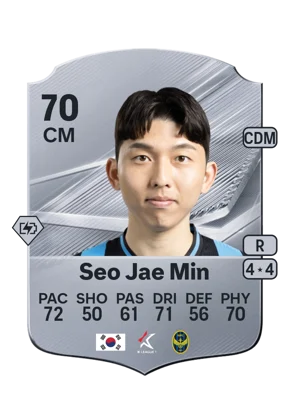 Seo Jae Min - 70 - Rare EA FC 27 card