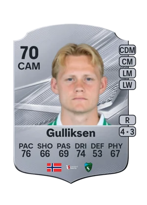 Gulliksen - 70 - Rare EA FC 27 card