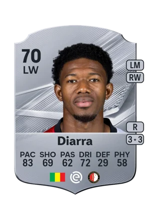 Diarra - 70 - Rare EA FC 27 card
