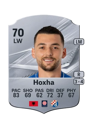 Hoxha - 70 - Rare EA FC 27 card