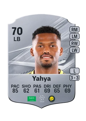 Yahya - 70 - Rare EA FC 27 card