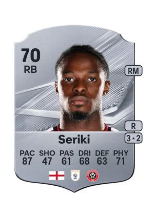 Seriki - 70 - Rare EA FC 27 card