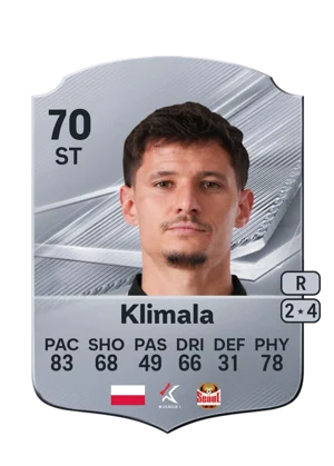 Klimala - 70 - Rare EA FC 27 card