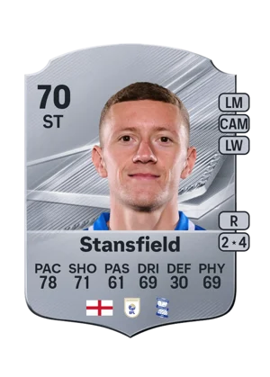 Stansfield - 70 - Rare EA FC 27 card