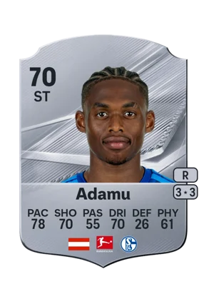 Adamu - 70 - Rare EA FC 27 card