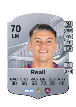 Reali - 70 - Rare EA FC 27 card