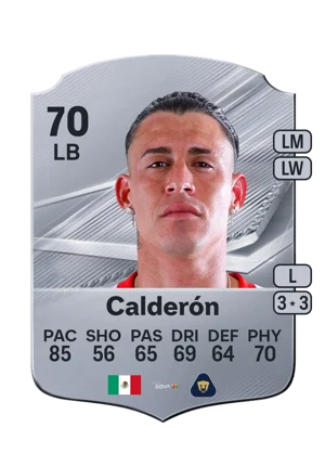 Calderón - 70 - Rare EA FC 27 card