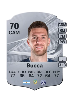 Bucca - 70 - Rare EA FC 27 card