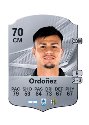 Ordoñez - 70 - Rare EA FC 27 card