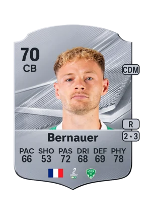 Bernauer - 70 - Rare EA FC 27 card