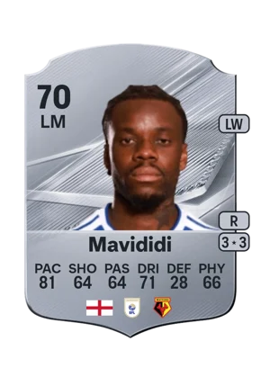 Mavididi - 70 - Rare EA FC 27 card
