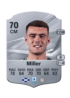 Miller - 70 - Rare EA FC 27 card