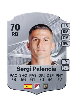 Sergi Palencia - 70 - Rare EA FC 27 card