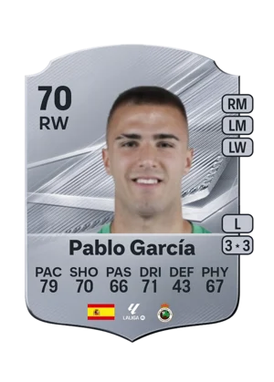 Pablo García - 70 - Rare EA FC 27 card