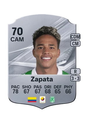 Zapata - 70 - Rare EA FC 27 card