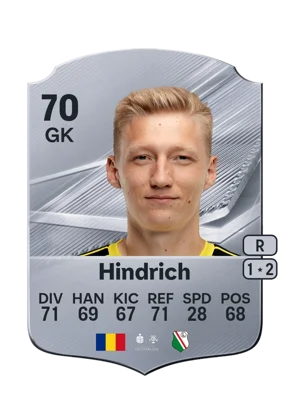Hindrich - 70 - Rare EA FC 27 card