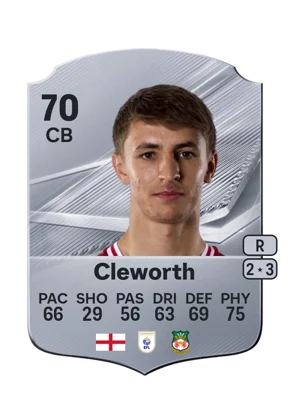 Cleworth - 70 - Rare EA FC 27 card