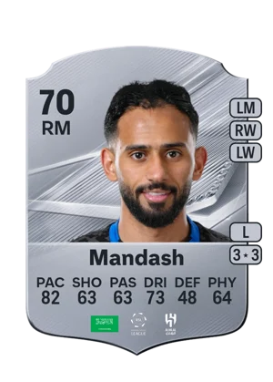 Mandash - 70 - Rare EA FC 27 card