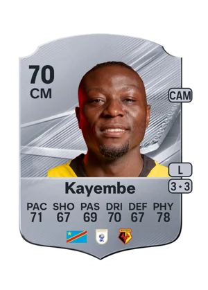 Kayembe - 70 - Rare EA FC 27 card
