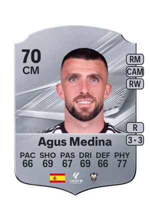 Agus Medina - 70 - Rare EA FC 27 card