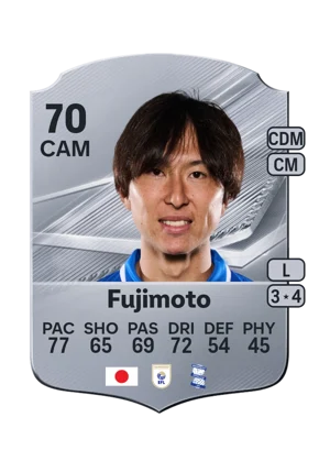 Fujimoto - 70 - Rare EA FC 27 card