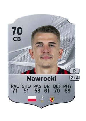 Nawrocki - 70 - Rare EA FC 27 card