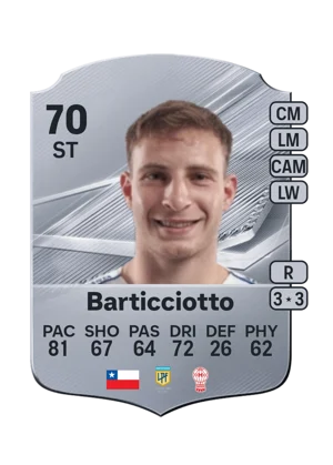 Barticciotto - 70 - Rare EA FC 27 card