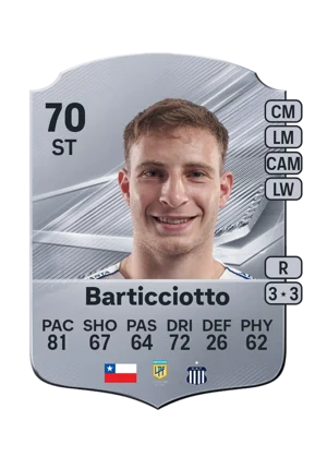 Barticciotto - 70 - Rare EA FC 27 card