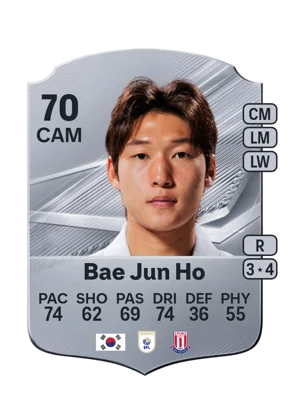 Bae Jun Ho - 70 - Rare EA FC 27 card