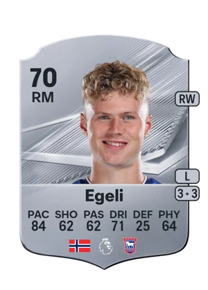 Egeli - 70 - Rare EA FC 27 card